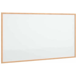 Vidaxl - Tableau blanc magnétique avec cadre bois de pin massif 100x55cm