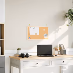 Ce tableau en liège est une solution idéale pour planifier les horaires, l'inspiration et l'organisation des tâches. Surface  ...
