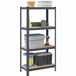 Cette étagère de rangement est un excellent choix pour le stockage résidentiel et commercial, offrant beaucoup d'espace pour ...