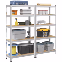 Ces étagères de rangement sont un excellent choix pour le stockage résidentiel et commercial, offrant beaucoup d'espace pour  ...