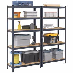 Ces étagères de rangement sont un excellent choix pour le stockage résidentiel et commercial, offrant beaucoup d'espace pour ...