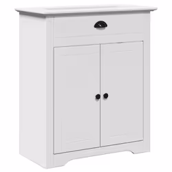 VidaXL 4016863, Blanc, Métal, Bois, 700 mm, 350 mm, 800 mm, 1 pièce(s)