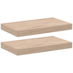 Vidaxl - tagères flottantes 2 pcs 40x23,5x4 cm bois d'ingénierie