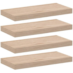 Vidaxl - tagères flottantes 4 pcs 50x23,5x4 cm bois d'ingénierie