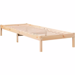 Profitez d'une bonne nuit de sommeil dans ce cadre de lit en bois ! Il sera un supplément pratique et décoratif à votre intér ...