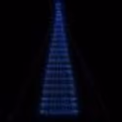 vidaXL Sapin de Noël à LED 1534 LED bleu 503 cm