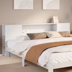 VidaXL 855622 tête de lit et pied de lit Blanc