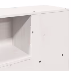 VidaXL 855628 tête de lit et pied de lit Blanc - Vue supplémentaire 8