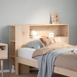 Cette tête de lit élégante donne à votre cadre de lit un aspect complet et s'adapte à n'importe quelle chambre à coucher. Cad ...