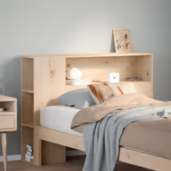 Cette tête de lit élégante donne à votre cadre de lit un aspect complet et s'adapte à n'importe quelle chambre à coucher. Cad ...