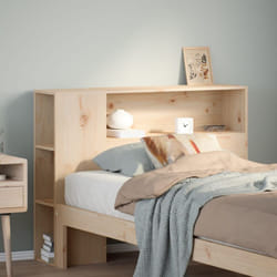 Tête de lit avec rangement 75 cm bois massif de pin - Vidaxl