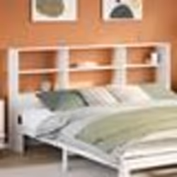 VidaXL 855652, Blanc, Bois de pin, 180 cm, 1860 mm, 110 cm, 230 mm