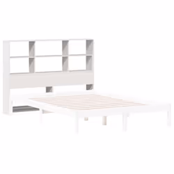 VidaXL 855655 tête de lit et pied de lit Blanc - Vue supplémentaire 6