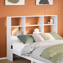 Cette tête de lit élégante donne à votre cadre de lit un aspect complet et s'adapte à n'importe quelle chambre à coucher. Cad ...
