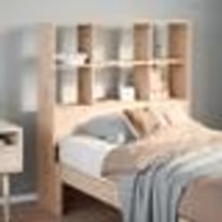 vidaXL Tête de lit avec rangement 90 cm bois massif de pin tête de lit en bois tête de lit avec rangement tête de lit sur 855 ...