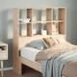 vidaXL Tête de lit avec rangement 90 cm bois massif de pin tête de lit en bois tête de lit avec rangement tête de lit sur 855672