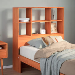 Vidaxl - Tête de lit avec rangement cire marron 75 cm bois massif de pin