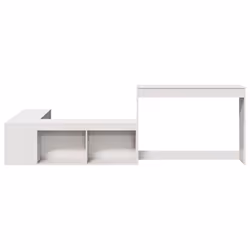 VidaXL 855757 Table de nuit et table de chevet Blanc - Vue supplémentaire 4