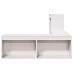 VidaXL 855757 Table de nuit et table de chevet Blanc - Vue supplémentaire 5