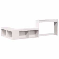 VidaXL 855760 Table de nuit et table de chevet Blanc