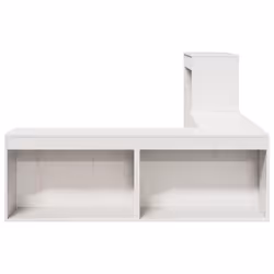 VidaXL 855760 Table de nuit et table de chevet Blanc - Vue supplémentaire 4