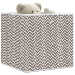 vidaXL Boîtes de rangement pliables 4 pcs 32x32x32 cm tissu intissé