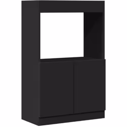 VidaXL 855098, Noir, Bois, Bois, 70 kg, 25 kg, 630 mm
