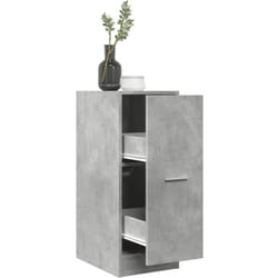 Armoire d'apothicaire gris béton 30x41x77,5cm bois d'ingénierie Vidaxl