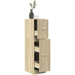 Armoire d'apothicaire chêne sonoma 30x41x118 cm bois ingénierie Vidaxl