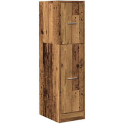 Armoire d'apothicaire vieux bois 30x41x118 cm bois d'ingénierie Vidaxl