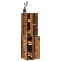 Cette armoire d'apothicaire classique est conçue pour être un ajout décoratif et pratique à votre maison et à votre bureau. M ...
