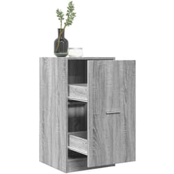 Armoire apothicaire sonoma gris 40x41x77,5 cm bois d'ingénierie - Vidaxl