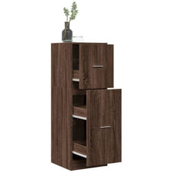 Armoire apothicaire chêne marron 40x41x118 cm bois d'ingénierie - Vidaxl