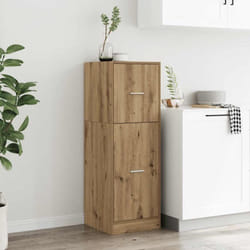 Armoire d'apothicaire chêne artisanal bois d'ingénierie Vidaxl