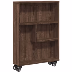 Ce chariot de rangement étroit est conçu pour être un élément décoratif et pratique de votre maison. Matériau stable et durab ...