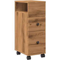Ce meuble de salle de bain classique et étroit est destiné à être un ajout décoratif et pratique à votre maison. Matériau sta ...