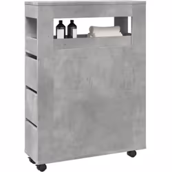 Ce meuble de salle de bain classique et étroit est destiné à être un ajout décoratif et pratique à votre maison. Matériau sta ...