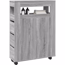 Ce meuble de salle de bain classique et étroit est destiné à être un ajout décoratif et pratique à votre maison. Matériau sta ...