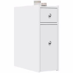 Cette armoire de salle de bain étroite classique est destinée à être un ajout décoratif et pratique à votre maison. Matériau  ...