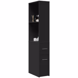 Cette armoire de salle de bain étroite classique est destinée à être un ajout décoratif et pratique à votre maison. Matériau ...