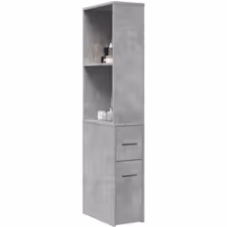 Cette armoire de salle de bain étroite classique est destinée à être un ajout décoratif et pratique à votre maison. Matériau  ...
