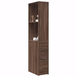 Cette armoire de salle de bain étroite classique est destinée à être un ajout décoratif et pratique à votre maison. Matériau  ...