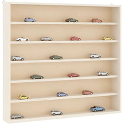 Vitrine de collection en bois avec 6 étagères 60x8,5x55 cm - Vidaxl