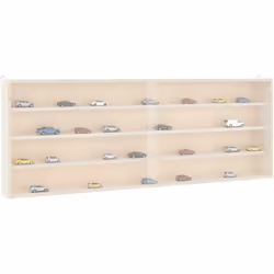 Embellissez ton espace avec cette élégante vitrine de collection en bois, qui associe design élégant et organisation pour un ...
