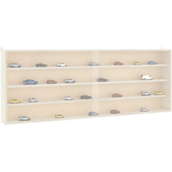 Vidaxl - Vitrine de collection en bois avec portes 100x8,5x37 cm