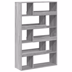 VidaXL 3309344, Gris, Chêne, 10 étagères, Bois, Bois, 1000 mm, 330 mm