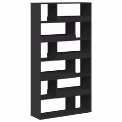 VidaXL 3309349, Noir, 12 étagères, Bois, Bois, 1000 mm, 330 mm