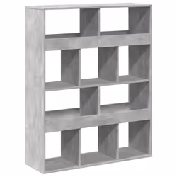 VidaXL 3309360, Gris, 10 étagères, Bois, Bois, 1000 mm, 330 mm