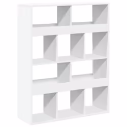 VidaXL 3309366, Blanc, 13 étagères, Bois, Bois, 1000 mm, 330 mm