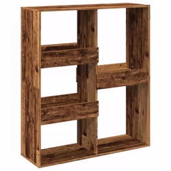 VidaXL 3309391, Bois naturel, 6 étagères, Bois, Bois, 1000 mm, 330 mm